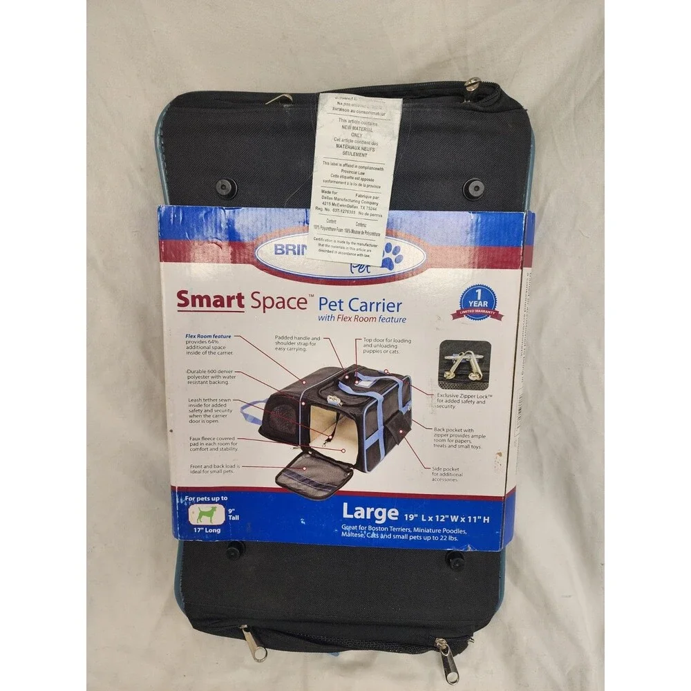 Brinkman Pet Expandable Premium Pet Carrier Large